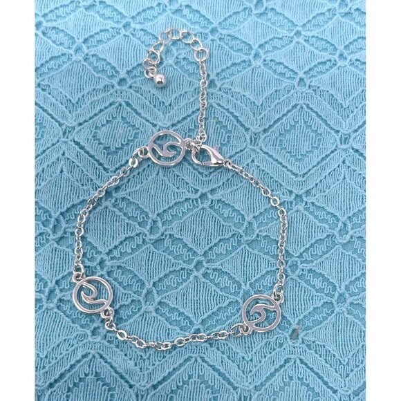 Three Silver & Glass Beads Bracelets - 3 Designs - Picture 5 of 7